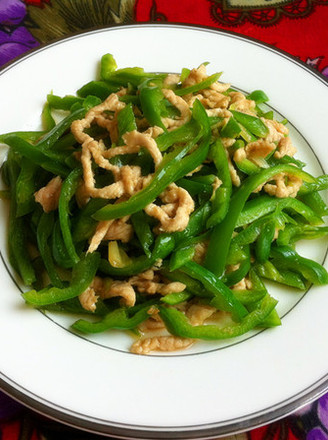 Stir-fried Shredded Pork with Hot Pepper recipe