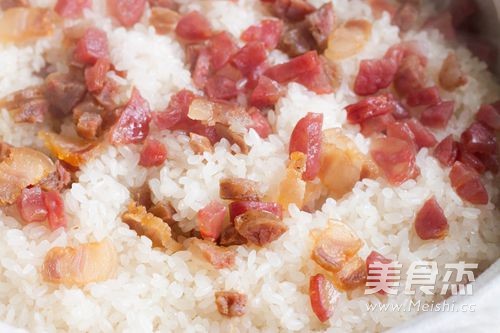 Glutinous Rice with Peas recipe