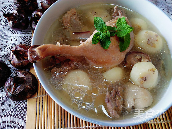 Stewed Duck Soup with Water Chestnuts recipe