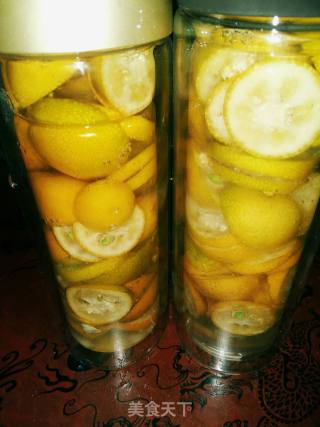 Honey Kumquat Fruit Tea recipe