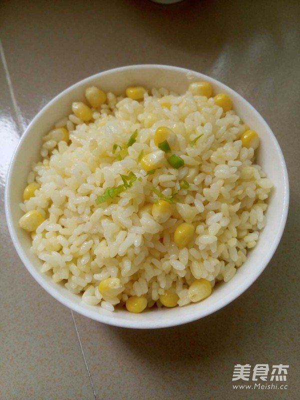 Corn Golden Fried Rice recipe