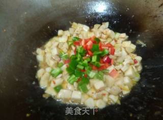 Fried Diced Chicken with Pleurotus Eryngii recipe