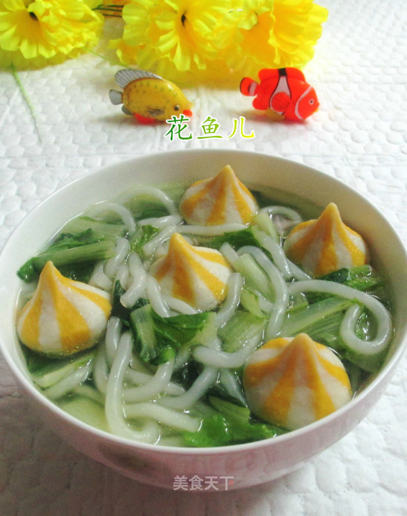 Fish Roe Wrapped Cabbage and Boiled Potato Vermicelli recipe