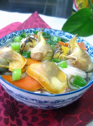 Conch Noodle Soup with Clams