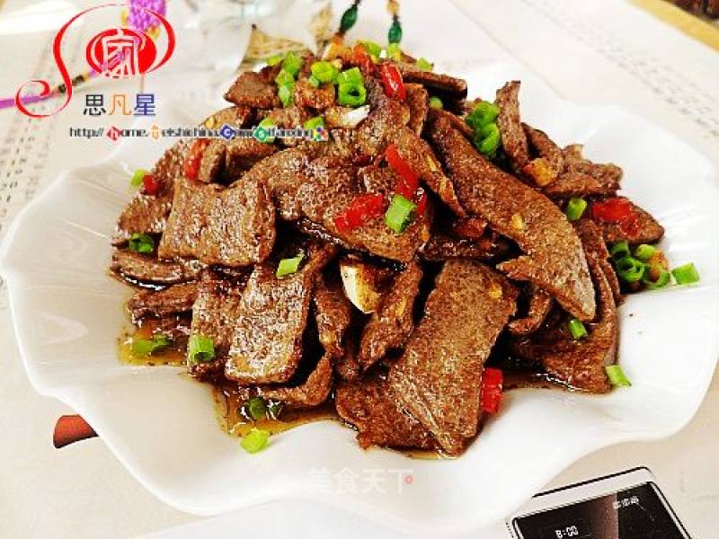 Sour and Spicy Fried Pork Liver recipe