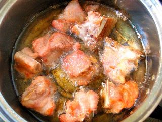 Stewed Pork Ribs with Beans and Potatoes (oiled Version) recipe