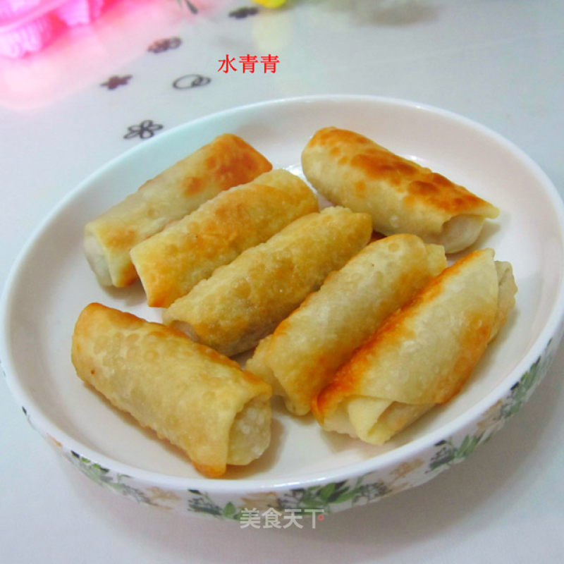 Pan-fried Taro Rolls recipe