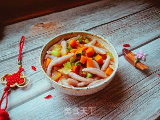 Purple Sweet Potato Noodles recipe