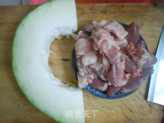 Autumn and Winter Moisturizing-duck Heart in Winter Melon recipe