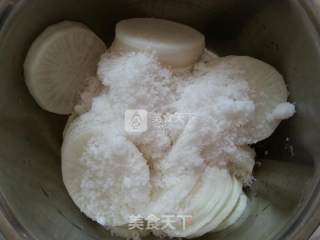 Sweet and Sour Crispy Radish recipe