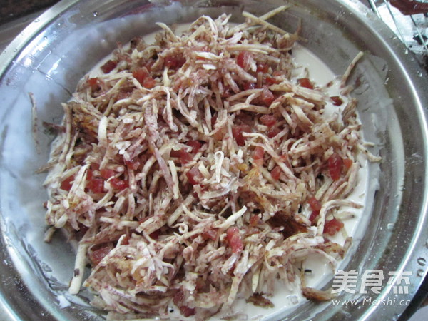 Pan-fried Taro Cake recipe