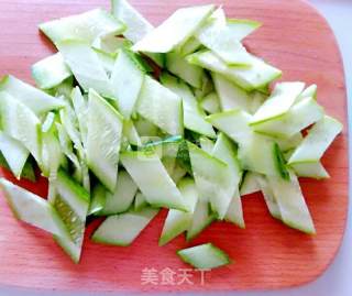 Fried Melon Slices with Egg recipe