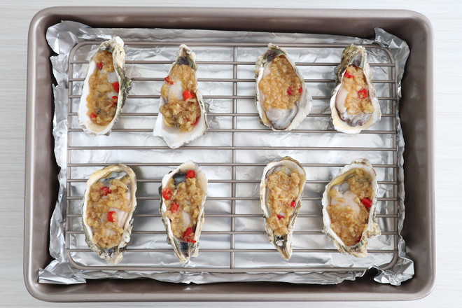 Garlic Roasted Oysters recipe