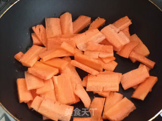 Fried Carrots with Yam recipe