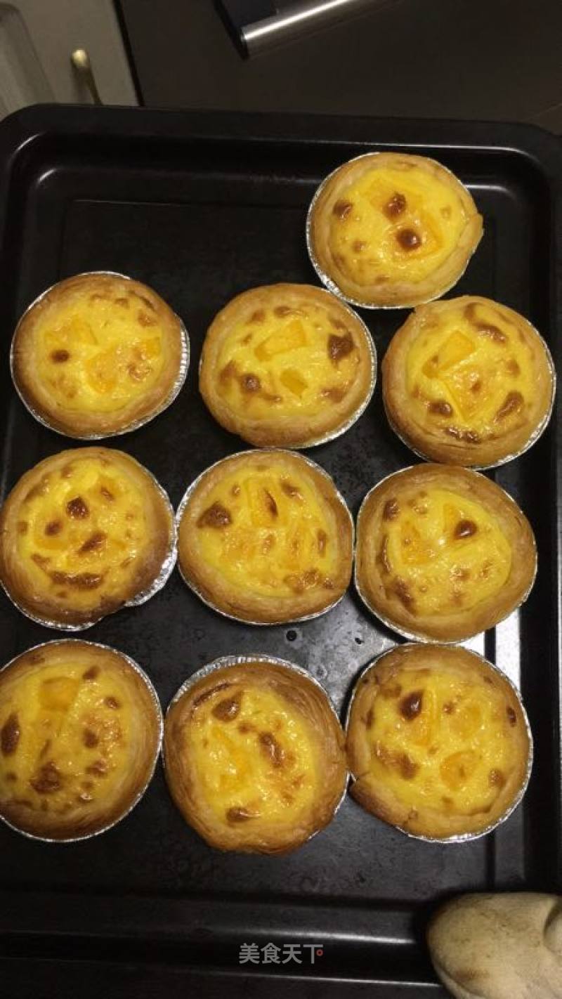 Yellow Peach Egg Tart recipe