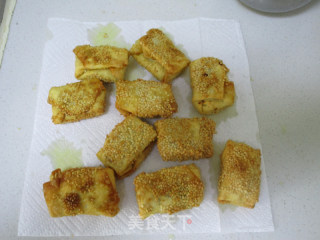 Sesame Crispy Rice Cake recipe