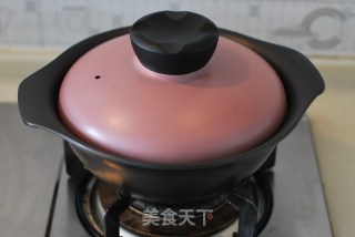 【claypot Rice with Bacon and Vegetables】 recipe