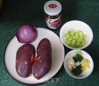 Fried Kidney with Tempeh Spicy Sauce recipe