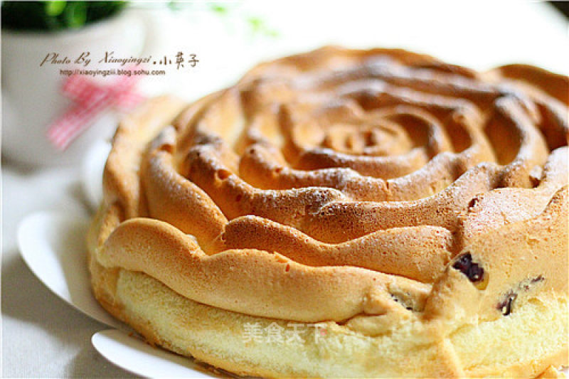 #aca烤明星大赛# Rose Chiffon Cake recipe