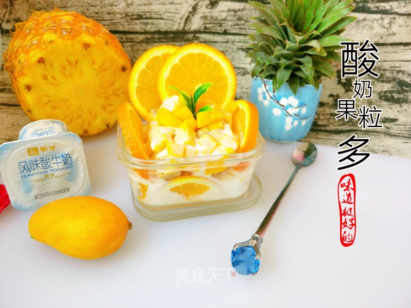 Yogurt with Lots of Fruit recipe