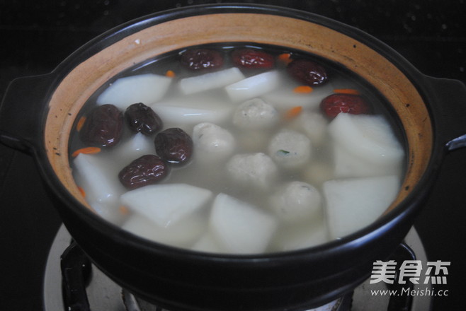 Pork Meatballs and Radish Soup recipe