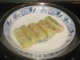 Cabbage Rolls with Mixed Vegetables and Shrimp recipe