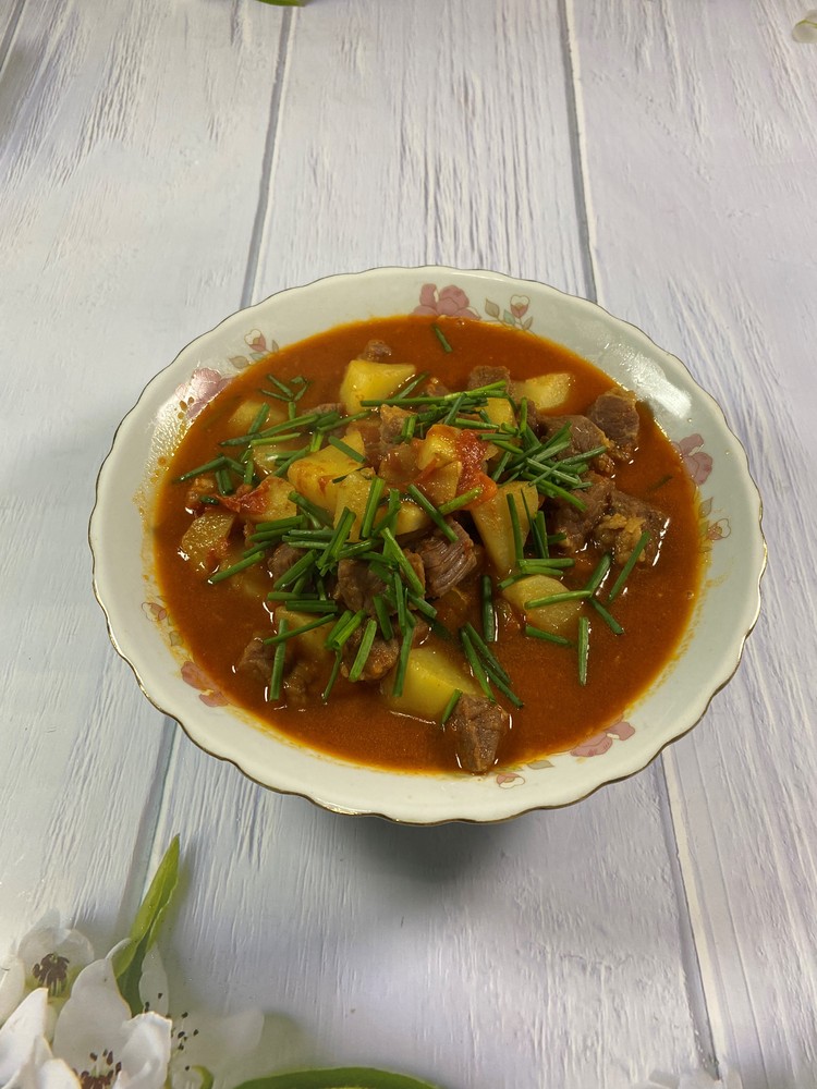 #年味食足# Stewed Beef Brisket with Tomatoes and Potatoes recipe