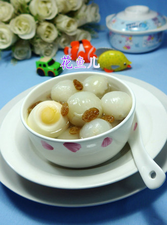 Raisin, Egg, Lychee recipe