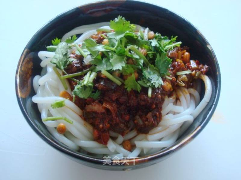 Beef Mixed with Rice Noodles-xinjiang Taste recipe