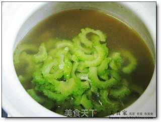 Mushroom Bitter Gourd Black Chicken Soup recipe