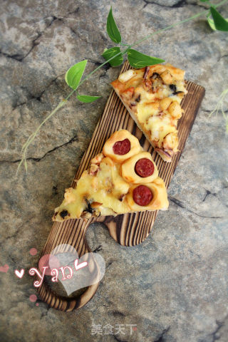 #the 4th Baking Contest and is Love Eat Festival #luxury Supreme Pizza with Fresh Flowers recipe