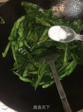 Stir-fried Chinese Kale recipe