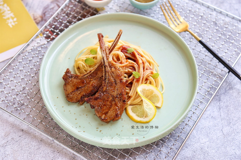 Lamb Chops Pasta recipe