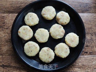 Onion Bacon Potato Cake recipe