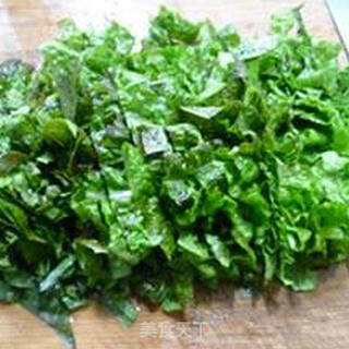 Stir-fried Thousands of Lettuce Leaves recipe