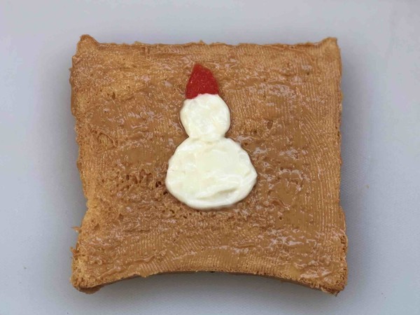 Little Snowman Toast recipe