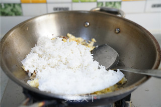 Fried Rice with Amaranth Minced Meat and Egg recipe