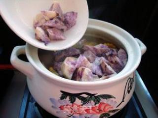 Corn and Purple Yam Spine Soup recipe