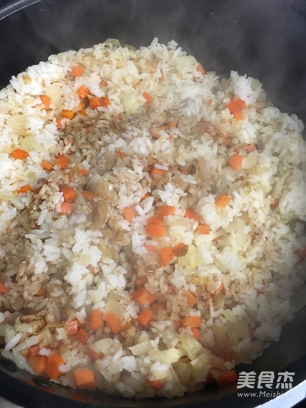 Weird Fried Rice (salty and Sweet) recipe