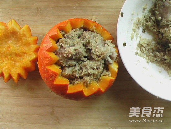 Steamed Spare Ribs with Pumpkin Powder recipe