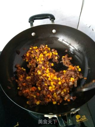 Beef Multicolored Fried Rice recipe