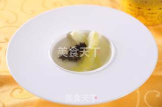 Stewed Sea Cucumber with Vegetable Urchin in Clear Soup——jiesai Private Kitchen recipe