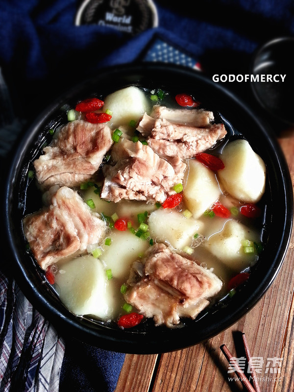 Yam Pork Ribs Soup recipe