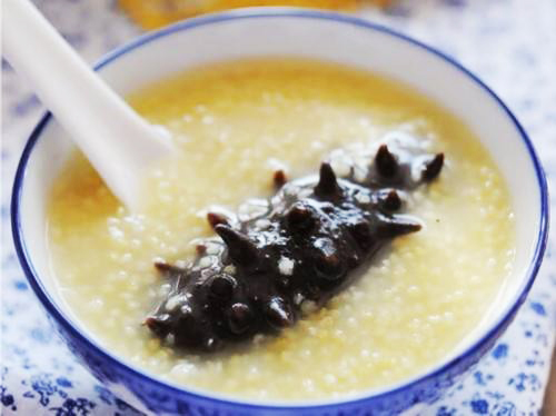 Eat A Sea Cucumber Healthy Millet Porridge to Unlock The First Blessing in The New Year recipe