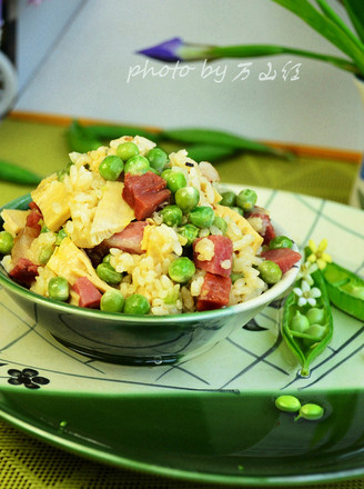 Bamboo Shoots and Pea Rice