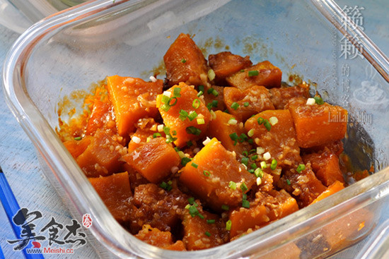 Pumpkin in Oyster Sauce recipe