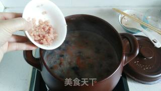 Carrots Preserved Egg and Lean Meat Porridge recipe