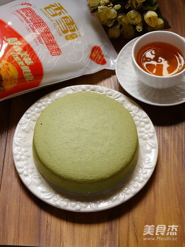 Matcha Steamed Cake recipe