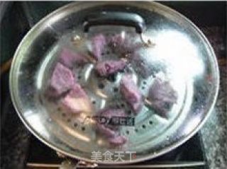 【purple Potato Mousse Cake】 recipe