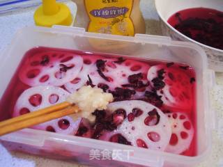 Fruit Rum Lotus Root Slices recipe